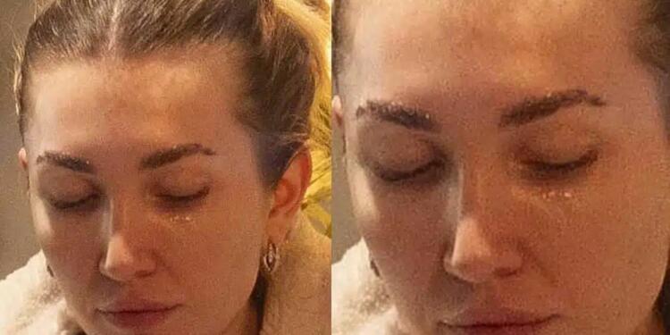 Με δάκρυα στα μάτια η σύντροφός του γνωστού τραγουδιστή στην πρώτη της δημόσια εμφάνιση μετά την κηδεία του