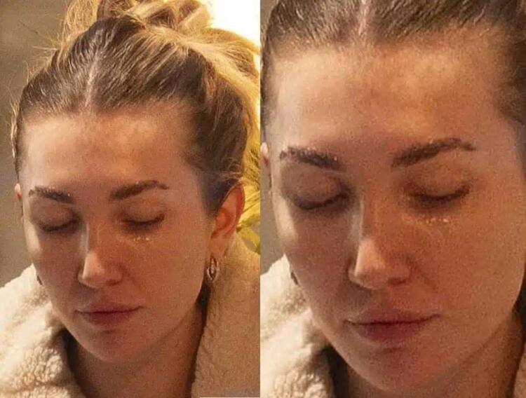 Με δάκρυα στα μάτια η σύντροφός του γνωστού τραγουδιστή στην πρώτη της δημόσια εμφάνιση μετά την κηδεία του