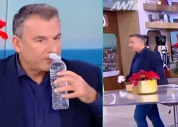 Έβαλαν μπουκάλι στον Λιάγκα στο οποίο αντί για νερό είχε κάτι άλλο – Έφυγε τρέχοντας ο παρουσιαστής