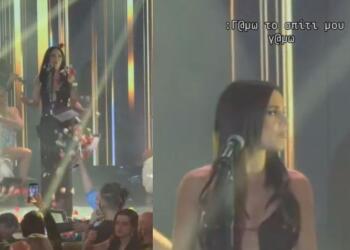 «Γ@μ0 το σπίτι μου»: Έξαλλη η Ιουλία Καλλιμάνη με τύπο που της πέταξε λουλούδια στο πρόσωπο! (video)