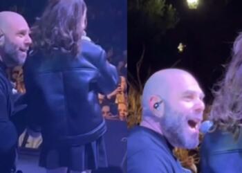 Μιχάλης Κουινέλης: Ανέβασε onstage την 6χρονη κόρη του Ανατολή και τραγούδησαν μαζί (video)
