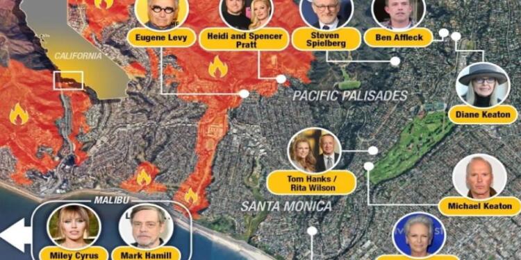 Λος Άντζελες: Στάχτη τα σπίτια των Άντονι Χόπκινς, Πάρις Χίλτον, Μπίλι Κρίσταλ (photos)