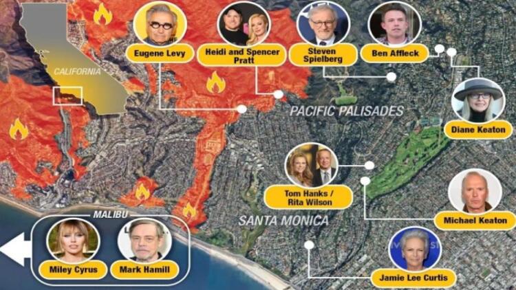 Λος Άντζελες: Στάχτη τα σπίτια των Άντονι Χόπκινς, Πάρις Χίλτον, Μπίλι Κρίσταλ (photos)