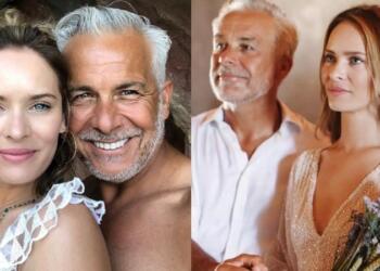 Αυτός 64 κι εκείνη…: Η τεράστια διαφορά ηλικίας του Χάρη Χριστόπουλου με τη σύζυγό του, Ανίτα Μπράντ