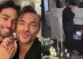 Του έδεσε τα μάτια, γονάτισε μπροστά του: Παντρεύεται ο Δημήτρης Γιαννέτος – Η πρόταση γάμου στον σύντροφό του