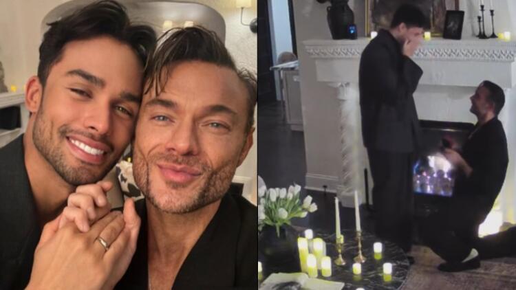 Του έδεσε τα μάτια, γονάτισε μπροστά του: Παντρεύεται ο Δημήτρης Γιαννέτος – Η πρόταση γάμου στον σύντροφό του