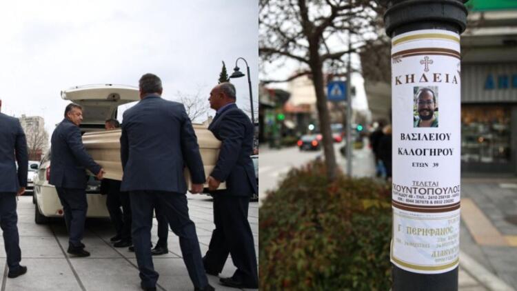 Κηδεία Βασίλη Καλογήρου: Τραγική φιγούρα η μητέρα του – Στεφάνι γάμου θα τον συνοδέψει στην τελευταία κατοικία (photos+video)