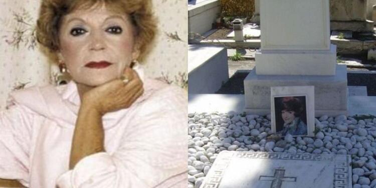 Δεν είναι πλέον θαμμένη στο Α’ Κοιμητήριο Αθηνών: Για 1η φορά, φωτογραφία από τον τάφο της Ρένας Βλαχοπούλου, δεν τον είχε δει κανένας