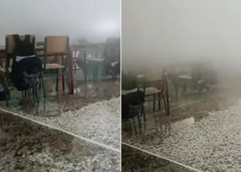 Συναγερμός σε σχολείο της Εύβοιας: Εξερράγη σωλήνας καλοριφέρ εν ώρα μαθήματος (video)