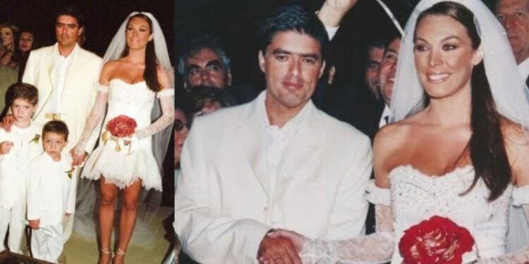 Με μίνι νυφικό, ξώφτερνο πέδιλο, πεντικιούρ που έβγαζε μάτι: Η Στεφανίδου ήταν η πιο κουλ νύφη, 22 χρόνια πριν