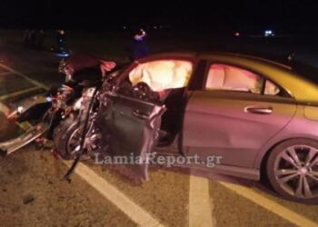 Θανατηφόρο τροχαίο στην εθνική οδό Λαμίας – Καρπενησίου: Ένας νεκρός και δύο τραυματίες