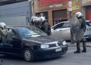 Οργισμένος ΜΑΤατζής τα βάζει με οδηγό στην Αθήνα – «Βγες έξω μόνος μου είμαι»