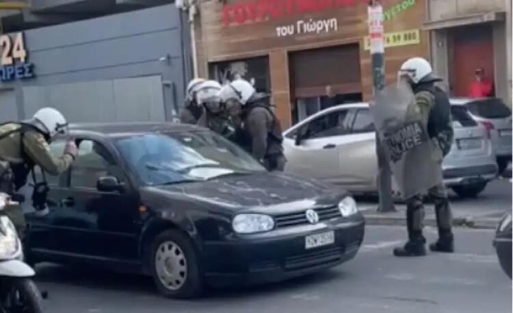 Οργισμένος ΜΑΤατζής τα βάζει με οδηγό στην Αθήνα – «Βγες έξω μόνος μου είμαι»