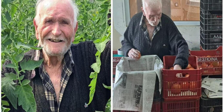 Ενεργός αγρότης ετών 97 στο Λασίθι – Δίνει καθημερινά μαθήματα ζωής και αντοχής στη νέα γενιά!