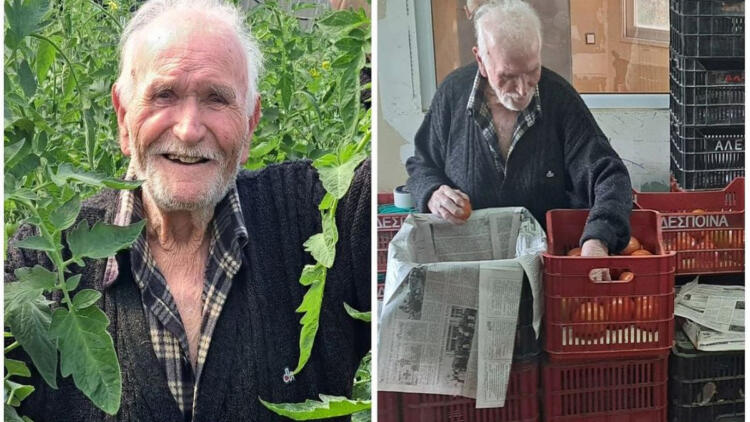 Ενεργός αγρότης ετών 97 στο Λασίθι – Δίνει καθημερινά μαθήματα ζωής και αντοχής στη νέα γενιά!