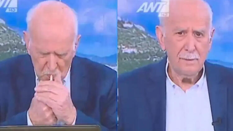Γιώργος Παπαδάκης: Απίθανη γκάφα στον ΑΝΤ1 – Τον έδειξαν να καπνίζει στον αέρα
