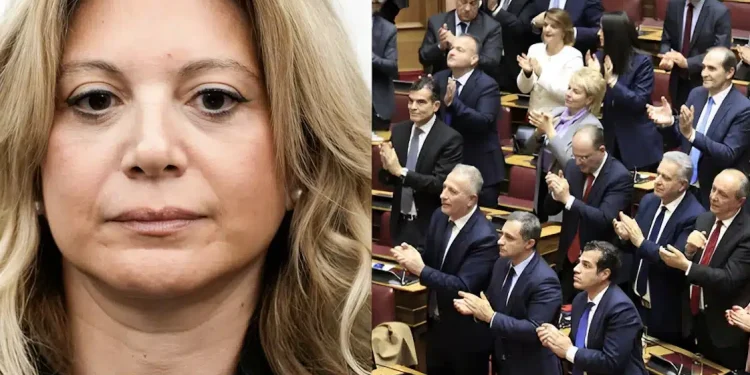 «Οδοστρωτήρας» η Καρυστιανού: Ισοπέδωσε τους βουλευτές της ΝΔ με 5 λέξεις