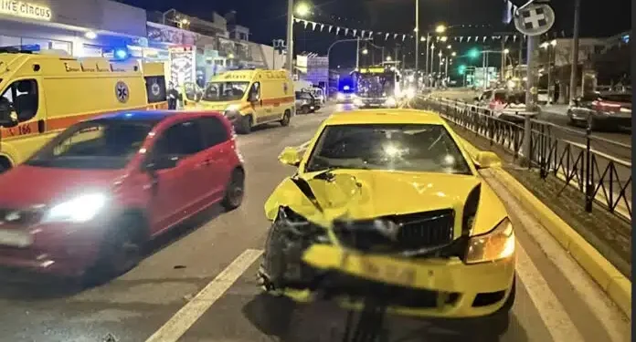 Μεθυσμένος οδηγός ταξί προκάλεσε τροχαίο με δύο τραυματίες