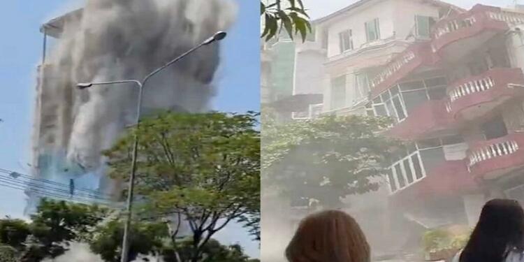 Συγκλονιστικά βίντεο από τα 7,7 Ρίχτερ – Τουλάχιστον 43 εργάτες παγιδευμένοι μετά την κατάρρευση ουρανοξύστη