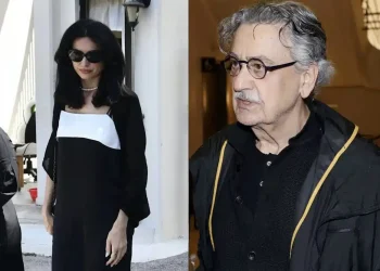 Νίκος Γαλανός: Συγκινημένη η σύντροφός του, Έλενα Σαγάνα στην κηδεία του