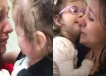 Τυφλό κοριτσάκι αντικρίζει για πρώτη φορά τη μαμά του – Προσπαθήστε να συγκρατήσετε τα δάκρυά σας (video)