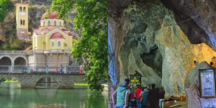 Μαγευτικός ναός: Η ελληνική εκκλησία που είναι χτισμένη πάνω σε σπηλιά και από κάτω της τρέχουν νερά από πηγές
