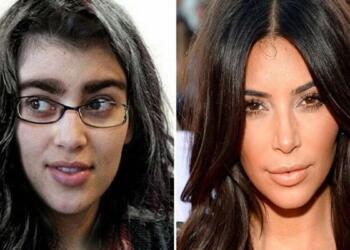 Εικόνες θρίλερ: Πως ήταν πριν τις πλαστικές η Kim Kardashian!