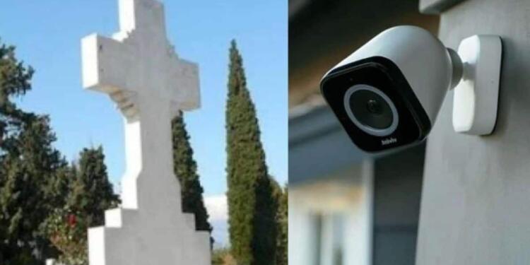 Έβαλε κρυφή κάμερα στον τάφο του άντρα της και «πάγωσε» με αuτό που είδε το επόμενο πρωί!