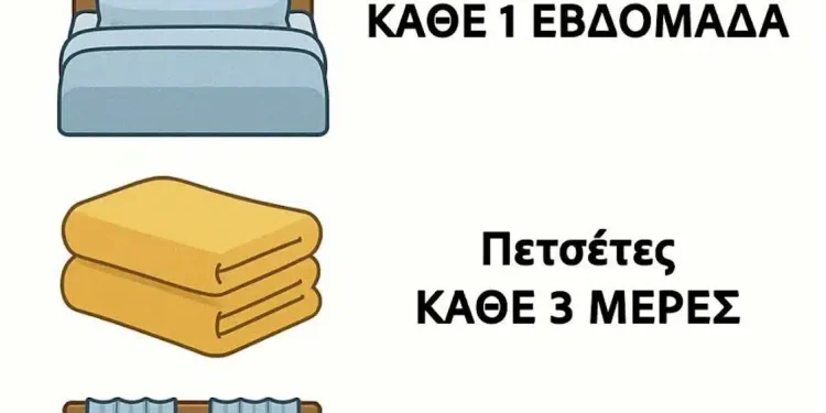 Οι περισσότεροι το κάνουν αυτό λάθος. Δείτε πόσο συχνά πρέπει να ανανεώνετε τα πάντα