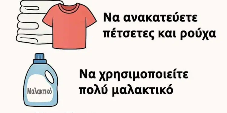 15 πράγματα που δεν πρέπει ποτέ να κάνετε όταν βάζετε πλυντήριο