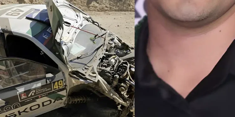 Σοκαριστικό ατύχημα για πασίγνωστο Έλληνα ηθοποιό στο ράλι Ακρόπολις