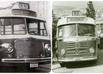 Μια ιστορία αγάπης για την Παλιά Αθήνα μέσα από τα λεωφορεία της δεκαετίας του ’60 και μετά