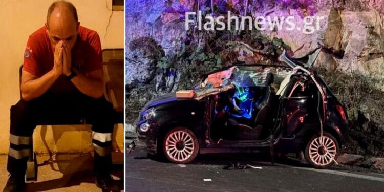 «Το αίμα έχει ποτίσει τα ρούχα μου, δεν αντέχω άλλο»: Σοκάρει ο διασώστης του ΕΚΑΒ που απεγκλώβισε νεκρή την 31χρονη στο τροχαίο στα Χανιά!