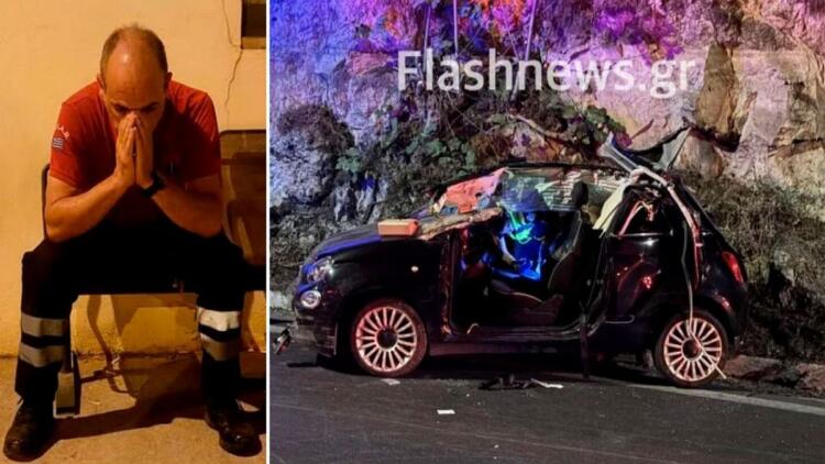 «Το αίμα έχει ποτίσει τα ρούχα μου, δεν αντέχω άλλο»: Σοκάρει ο διασώστης του ΕΚΑΒ που απεγκλώβισε νεκρή την 31χρονη στο τροχαίο στα Χανιά!