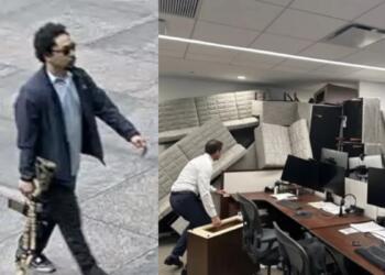 Μακελειό στη Νέα Υόρκη: Υπάλληλοι έφραξαν με καναπέδες την πόρτα για να γλυτώσουν – Φωτογραφία σοκ με τον νεκρό δράστη