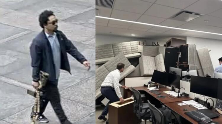 Μακελειό στη Νέα Υόρκη: Υπάλληλοι έφραξαν με καναπέδες την πόρτα για να γλυτώσουν – Φωτογραφία σοκ με τον νεκρό δράστη