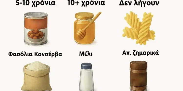 30 τρόφιμα που πρέπει να έχετε στο ντουλάπι σας και έχουν εξαιρετικά μεγάλη διάρκεια ζωής