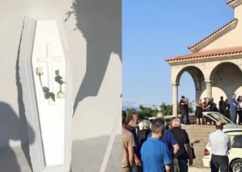 Αγρίνιο: Θρήνος στην κηδεία της 2χρονης Αλεξάνδρας που παρασύρθηκε από το αγροτικό όχημα του πατέρα της