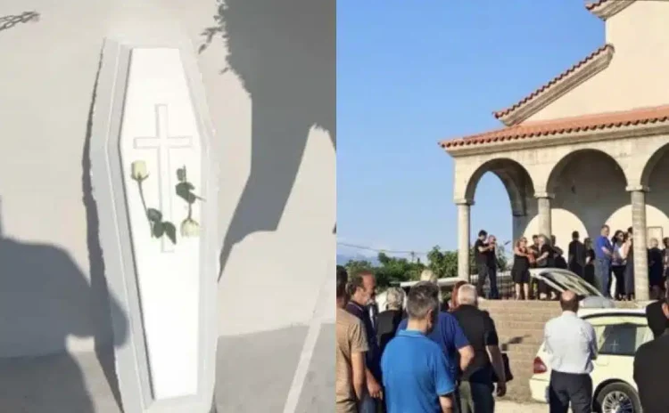 Αγρίνιο: Θρήνος στην κηδεία της 2χρονης Αλεξάνδρας που παρασύρθηκε από το αγροτικό όχημα του πατέρα της