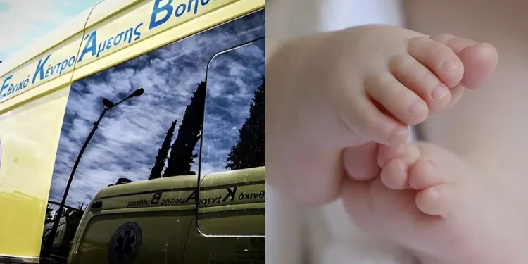 Tpαγωδία:18 μηνών κοpιτσάκι πνίγηκε από σουβλάκι και πέθανε