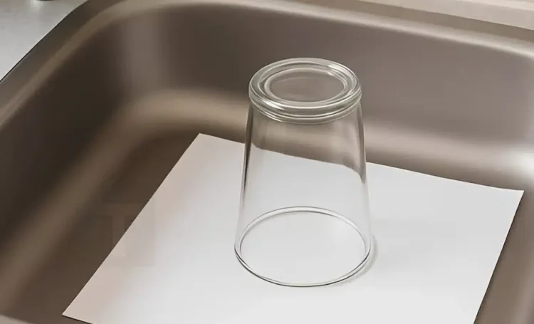 Δείτε γιατί πρέπει πάντα να αφήνετε ένα αναποδογυρισμένο ποτήρι και ένα φύλλο χαρτί στον νεροχύτη πριν φύγετε για διακοπές.