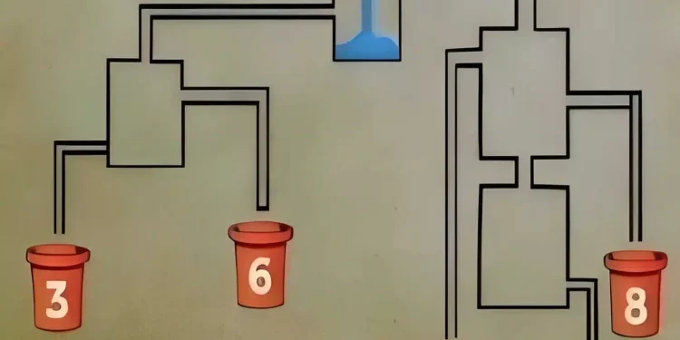 Μπορείτε να καταλάβετε ποιος κουβάς γεμίζει πρώτος;