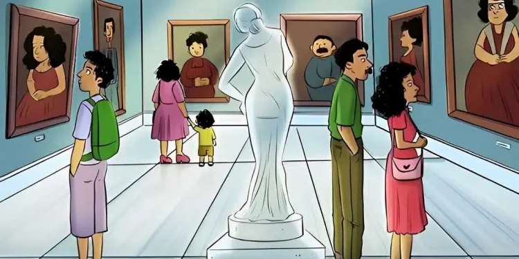 Σε 10 δευτερόλεπτα μετρήστε πόσα άτομα εμφανίζονται στη γκαλερί