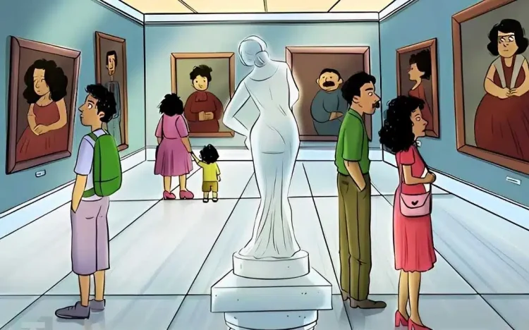 Σε 10 δευτερόλεπτα μετρήστε πόσα άτομα εμφανίζονται στη γκαλερί