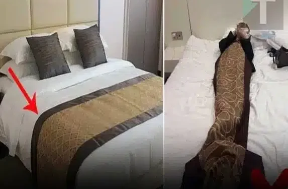 Γιατί στα ξενοδοχεία υπάρχει αυτό το ύφασμα πάνω από το πάπλωμα: Πολλοί άνθρωποι δεν ξέρουν που χρησιμεύει