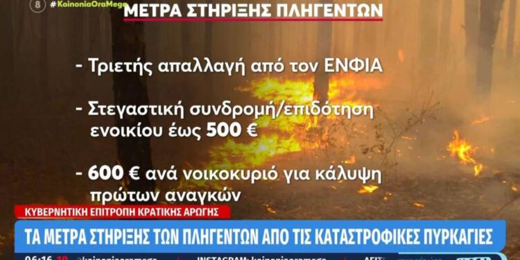 Φωτιές: Τα μέτρα ενίσχυσης των πυρόπληκτων – «Καταστράφηκα, τελείωσα», λένε οι κάτοικοι της Χίου