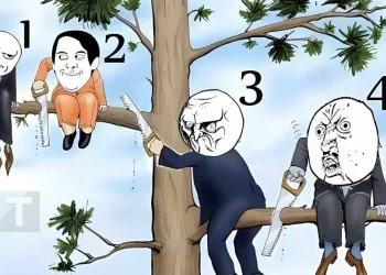 Ποιος είναι ο λιγότερο έξυπνος στην εικόνα;