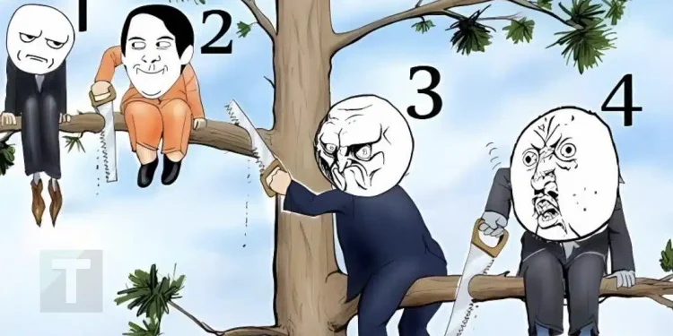 Ποιος είναι ο λιγότερο έξυπνος στην εικόνα;