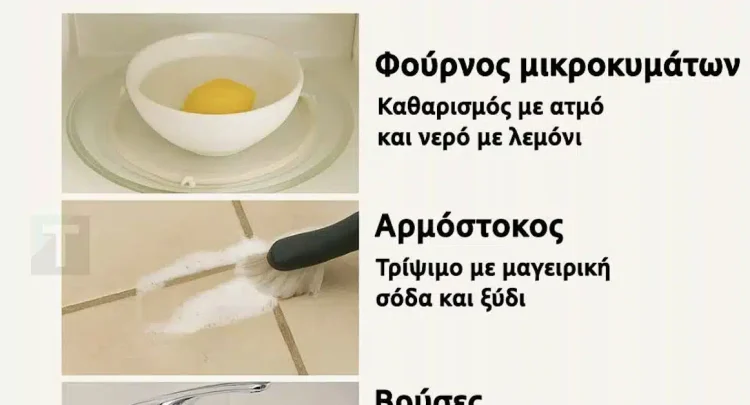 20 έξυπνα κόλπα καθαρισμού για ένα πεντακάθαρο σπίτι