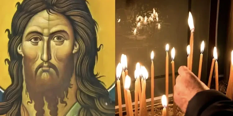 Εορτολόγιο 29 Αυγούστου: Ημέρα νηστείας και πολύ μεγάλη γιορτή της Ορθοδοξίας – Γιορτάζει ο μεγαλύτερος προφήτης της εκκλησίας μας